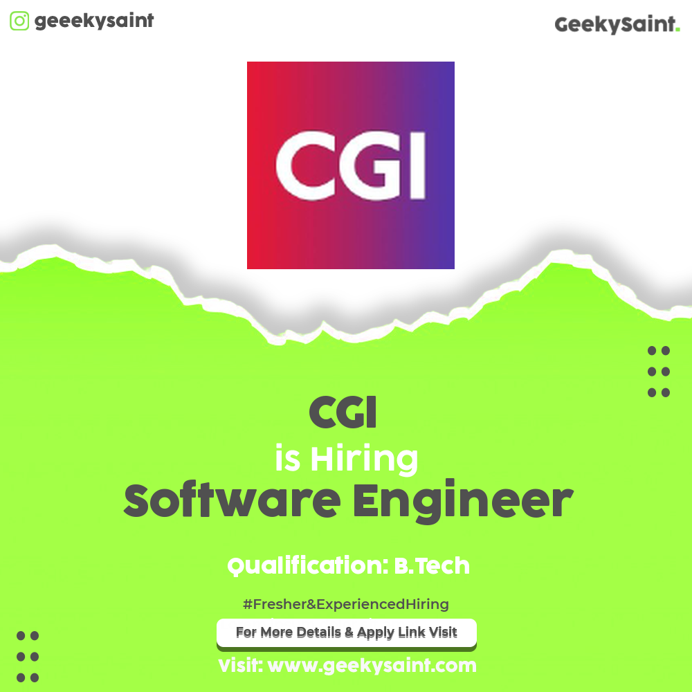 Unlock Your Future: CGI Associate Software Engineer Role in Bangalore 2025